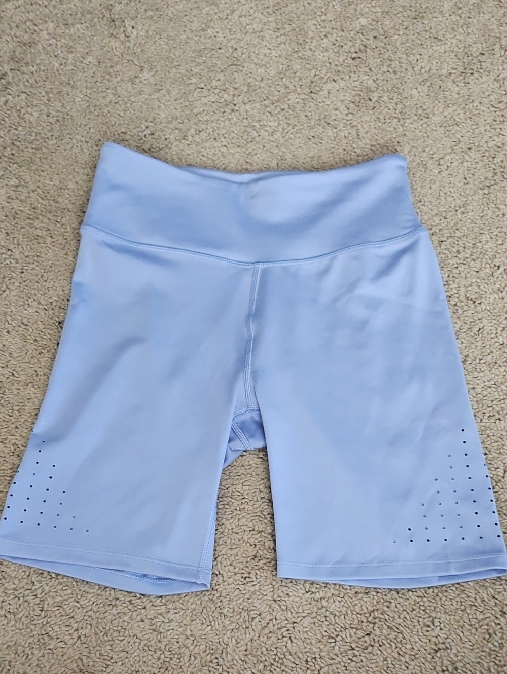 Victoria's Secret Light Blue High-Waist Bike Shorts